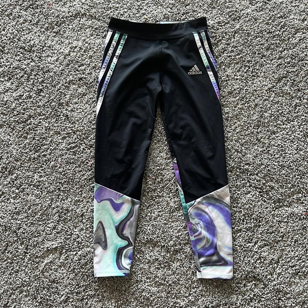 Girls Adidas athletic leggings